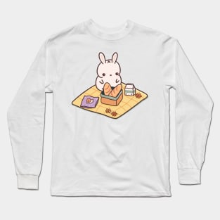 Fall bunny picnic Long Sleeve T-Shirt